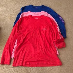 3 men’s vineyard vines shirts